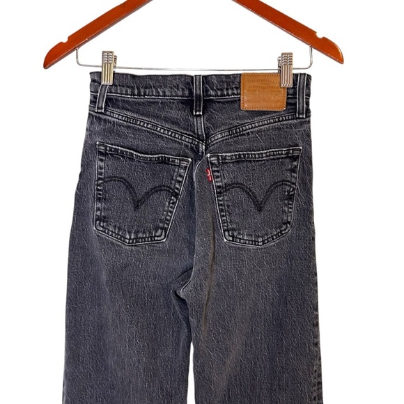 Levi's Women's Ribcage Straight Ankle Jeans- Size 25 - Picture 4 of 14